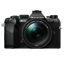OM System OM‑5 II Noir + 14‑150 mm F4‑5.6 II – Pack outdoor polyvalent  