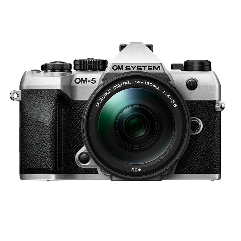 OM System OM‑5 II Silver + 14‑150 mm F4‑5.6 II – Pack expert outdoor