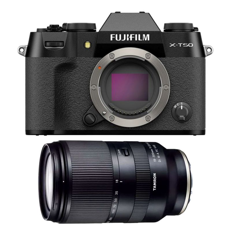 Fujifilm X‑T50 + Tamron 18‑300 mm F3.5‑6.3 – Kit APS‑C ultra-polyvalent