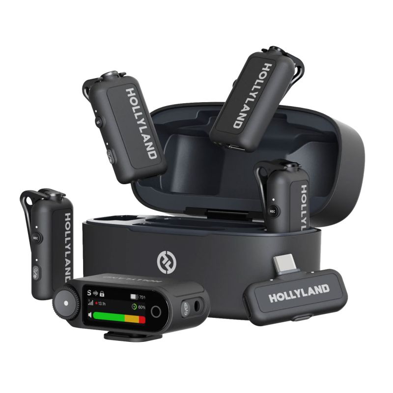 Hollyland LARK MAX 2 Combo 4 émetteurs – Micro HF pro multi