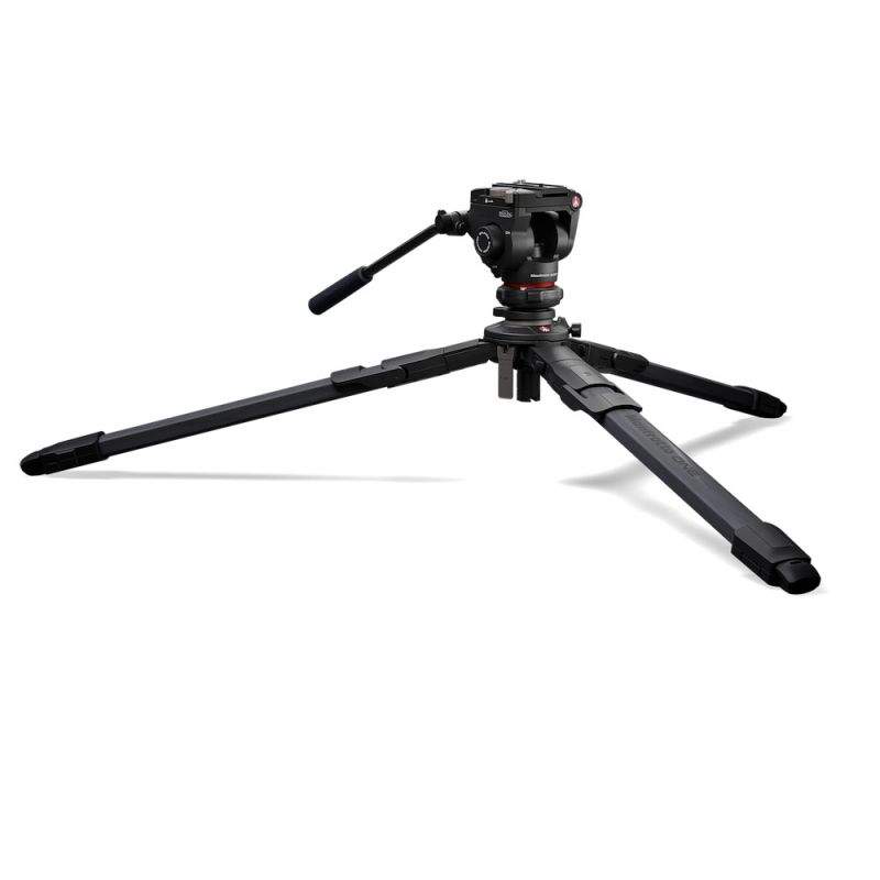 Manfrotto ONE Carbone + rotule vidéo 500X – Kit trépied hybride photo/vidéo