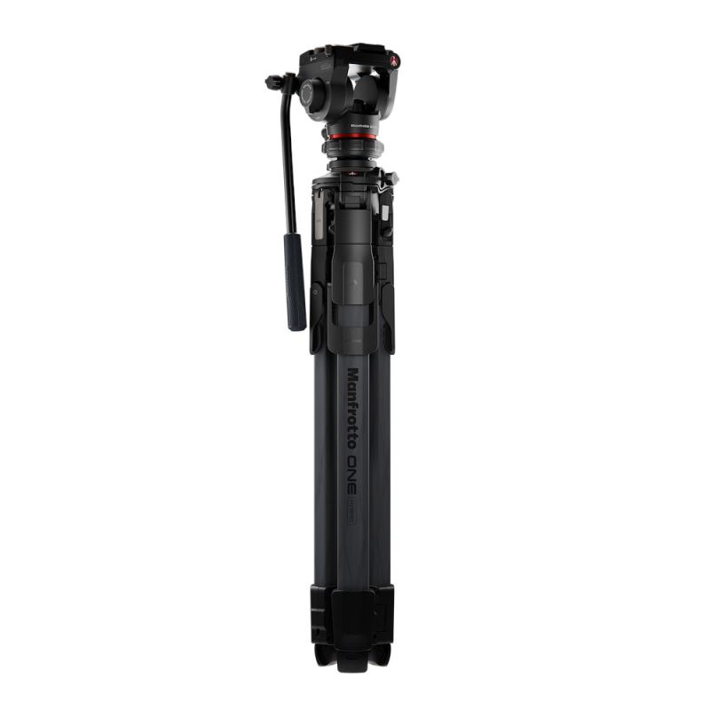 Manfrotto ONE Carbone + rotule vidéo 500X – Kit trépied hybride photo/vidéo