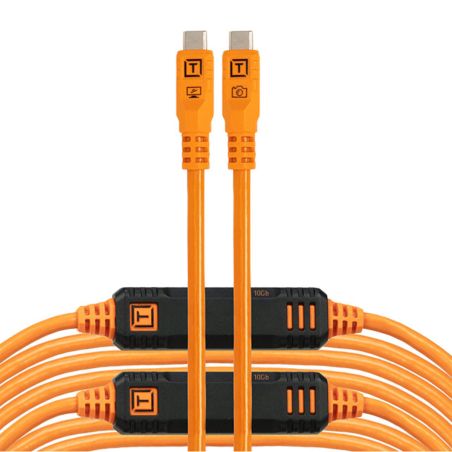 TETHERTOOLS CABLE USB-C 9.4M ORANGE 10GB/S