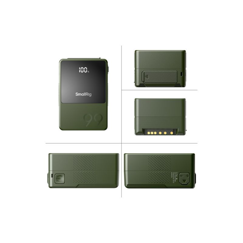 SmallRig 4930 VB99 mini V Mount Battery Green