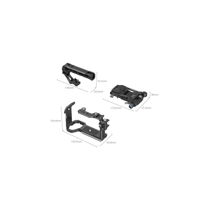 SmallRig 5590 Kit Cage Sony FX2 – V-Mount, Arca, HDMI, poignée