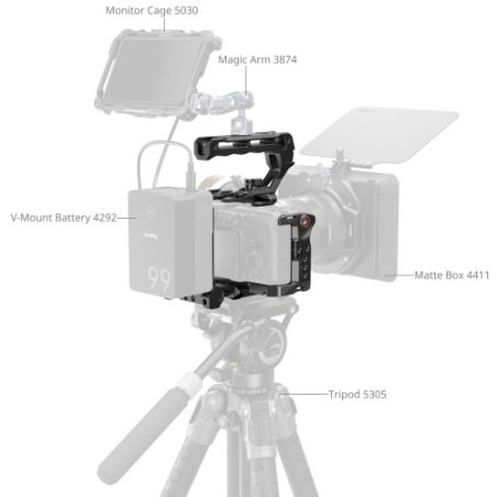SmallRig 5590 Kit Cage Sony FX2 – V-Mount, Arca, HDMI, poignée SmallRig 5590 Kit Cage Sony FX2 – V-Mount, Arca, HDMI, poignée
