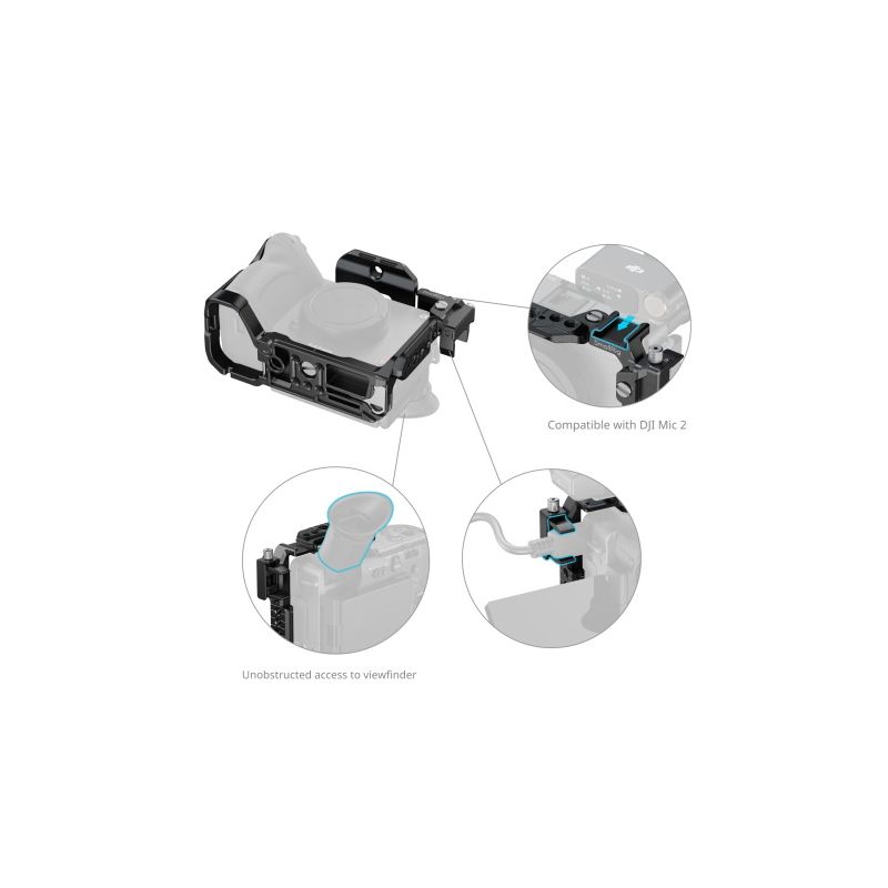 SmallRig 5588 Kit Cage Sony FX2 – XLR, plaque Arca, HDMI sécurisé