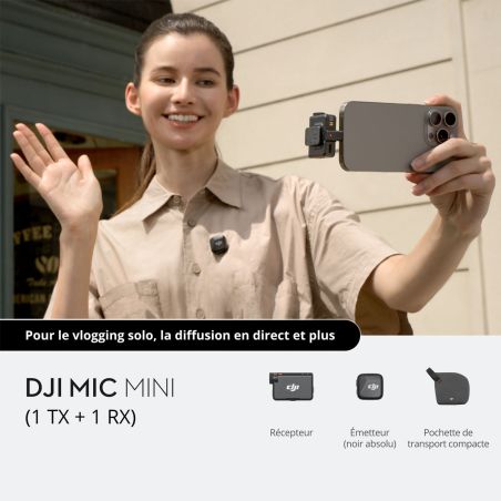DJI Mic Mini - 1 TX/1 RX - DJI Mic Mini - 1 TX/1 RX -