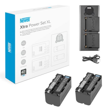 Newell Chargeur double + 2 NP-F770 Newell Chargeur double + 2 NP-F770