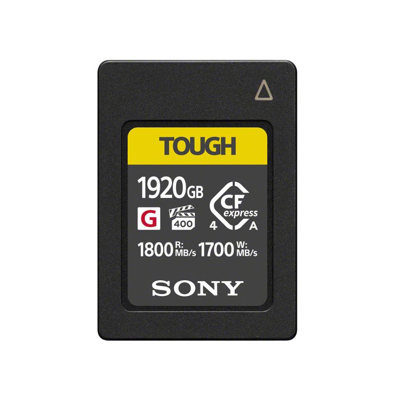 Sony carte Mémoire CFexpress Type A TOUGH 1920 Go VPG400 1800 Mo/s