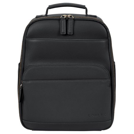 LOULEX Mini Bag Black – Sac photo compact cuir microfibre 13" LOULEX Mini Bag Black – Sac photo compact cuir microfibre 13"
