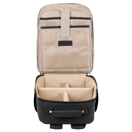 LOULEX Mini Bag Black – Sac photo compact cuir microfibre 13" LOULEX Mini Bag Black – Sac photo compact cuir microfibre 13"
