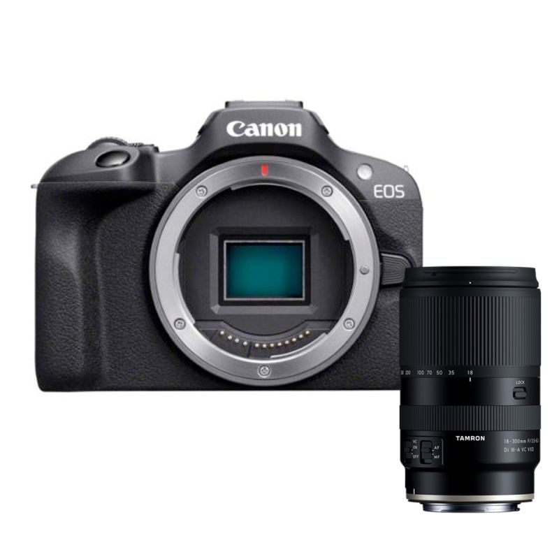 Canon EOS R100 + Tamron 18-300mm RF | Hybride APS-C polyvalent