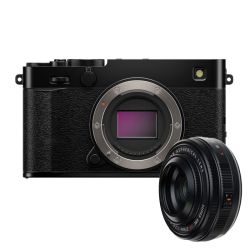 FUJIFILM X-E5 Noir + XF 27mm F2.8 R WR – Hybride APS-C 40,2 Mpx