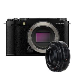 FUJIFILM X-M5 Noir + XF 27mm F2.8 R WR – Hybride APS-C 26,1 Mpx