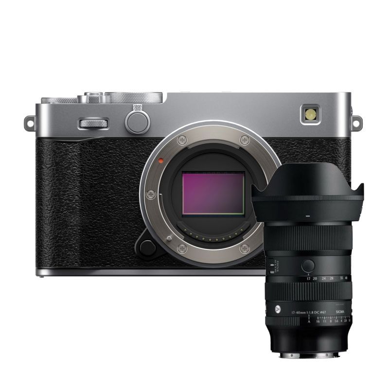 FUJIFILM X-E5 Silver + Sigma 17-40mm F1.8 DC Art APS-C