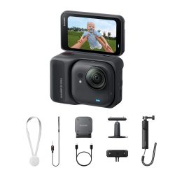 INSTA360 GO Ultra Creator Bundle Black – Caméra 4K compacte