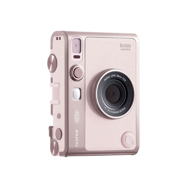 FUJIFILM Instax Mini EVO Rose USB-C – Appareil photo instantané