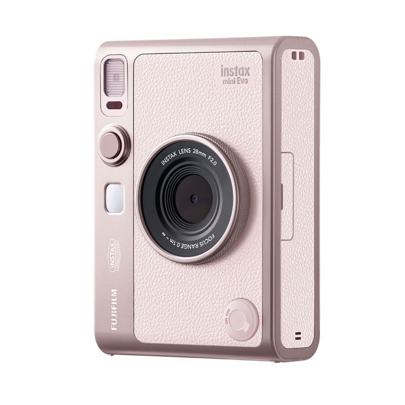 FUJIFILM Instax Mini EVO Rose USB-C – Appareil photo instantané