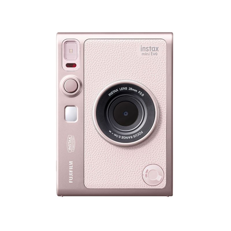 FUJIFILM Instax Mini EVO Rose USB-C – Appareil photo instantané