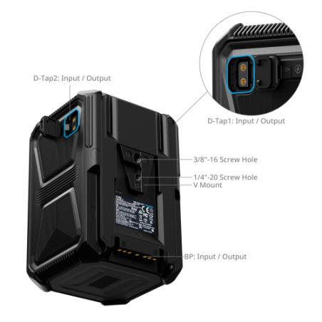 SMALLRIG 4985 X-Touch Smart V Mount Battery SMALLRIG 4985 X-Touch Smart V Mount Battery