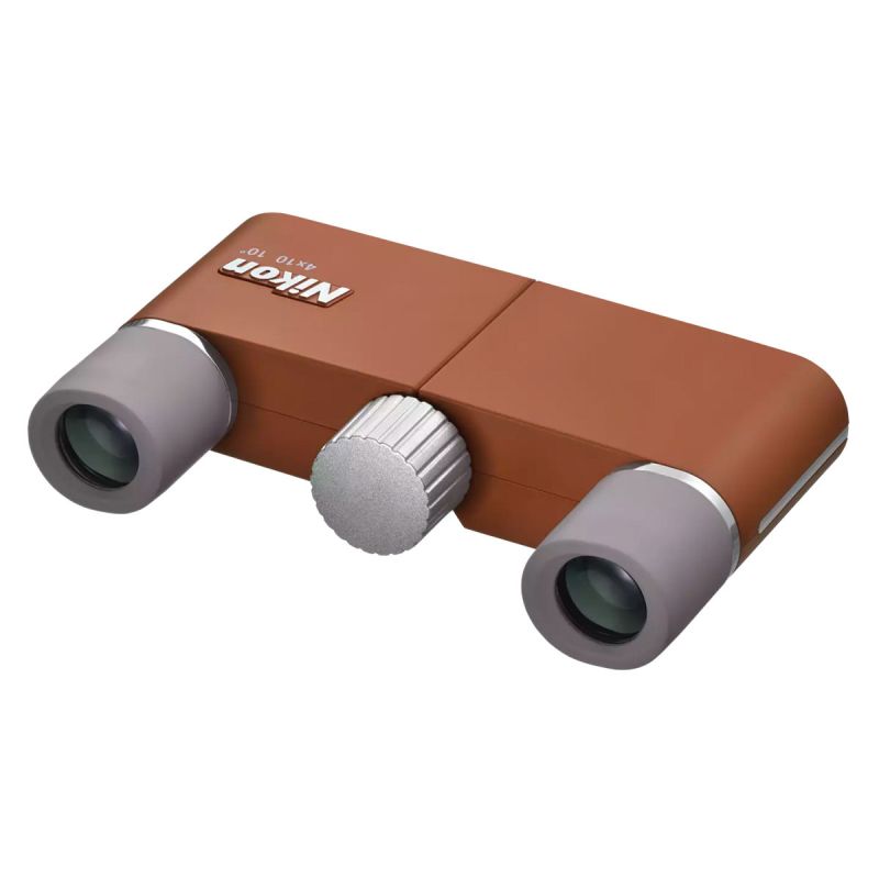Nikon Jumelles Opera 4x10D CF Brun Ambré – Compactes et raffinées