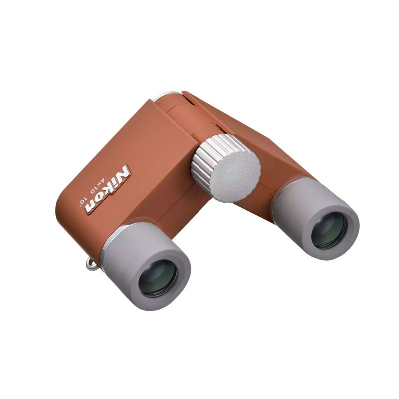 Nikon Jumelles Opera 4x10D CF Brun Ambré – Compactes et raffinées