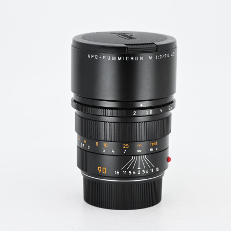 Leica Elmarit-M 90mm f/2.8 Silver d'Occasion Bon État Garantie 12 Mois