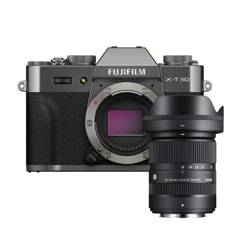 Fujifilm X-T30 III Anthracite + Sigma 18-50mm F2.8 DC DN Contemporary – Kit Hybride APS-C Lumineux Fujifilm X-T30 III Anthracite + Sigma 18-50mm F2.8 DC DN Contemporary – Kit Hybride APS-C Lumineux