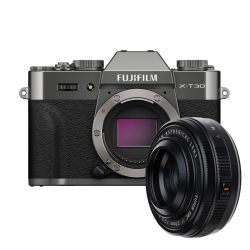 Fujifilm X-T30 III Anthracite + XF 27mm F2.8 R WR – Kit Hybride APS-C Compact