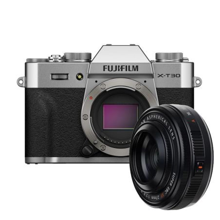 Fujifilm X-T30 III Argent + XF 27mm F2.8 R WR – Kit Hybride APS-C Compact Fujifilm X-T30 III Argent + XF 27mm F2.8 R WR – Kit Hybride APS-C Compact