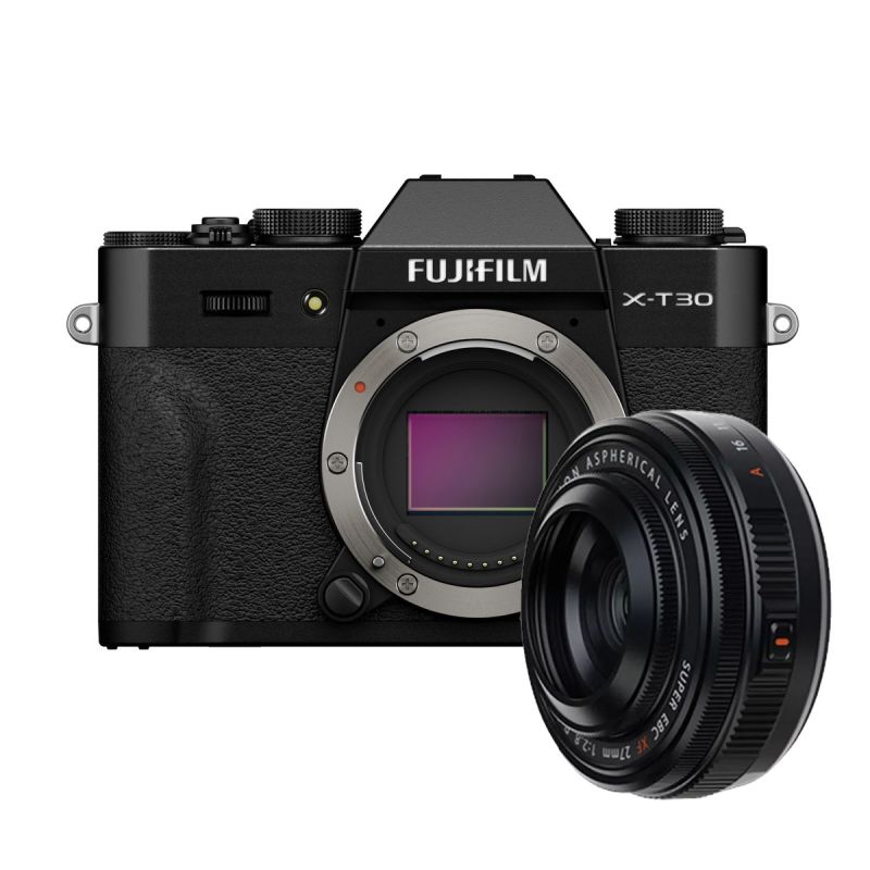 Fujifilm X-T30 III Noir + XF 27mm F2.8 R WR – Kit Hybride APS-C Compact