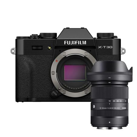 Fujifilm X-T30 III Noir + Sigma 18-50mm F2.8 DC DN Contemporary – Kit Hybride APS-C Lumineux Fujifilm X-T30 III Noir + Sigma 18-50mm F2.8 DC DN Contemporary – Kit Hybride APS-C Lumineux