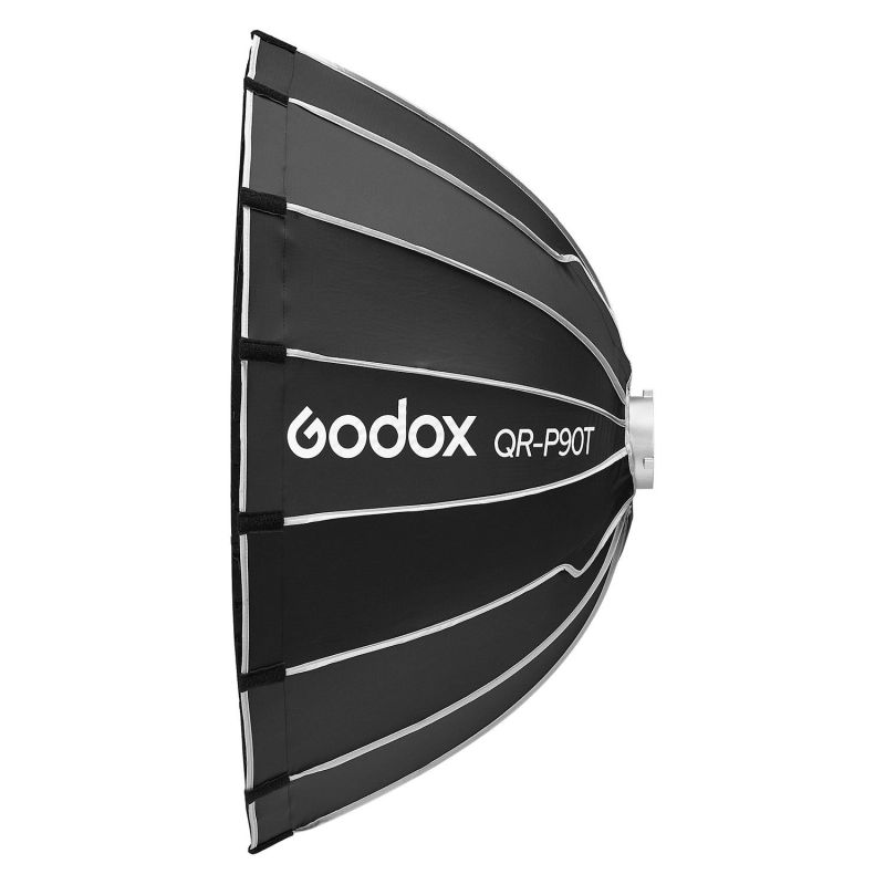 Godox QR-P90T – Softbox parabolique Bowens Ø90cm à ouverture rapide