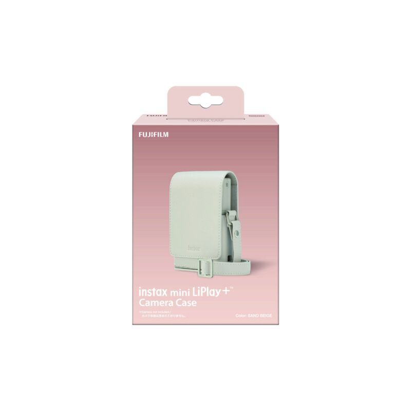 FUJIFILM Housse Mini LiPlay Plus Sand Beige – Étui de protection