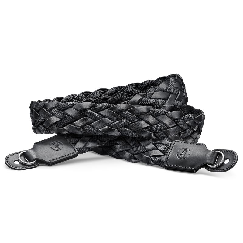 LEICA COURROIE PLATE TRESSEE NOIR 14696