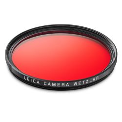 LEICA FILTRE FIN ROUGE E49 NOIR 19696