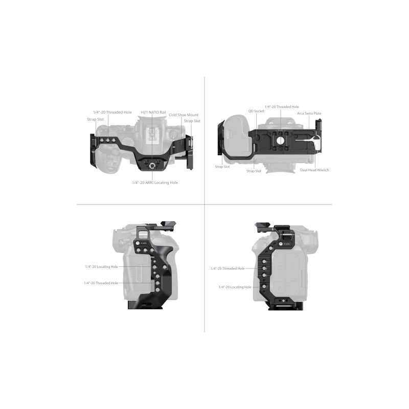 SMALLRIG 5954 Cage HawkLock R6 II / R6 III