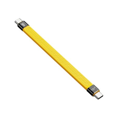 COBRA TETHER USB-C/USB-C 14CM JAUNE 40GB/S