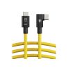 COBRA TETHER USB-C / USB-C 90° 10 m Jaune – 10 Gb/s