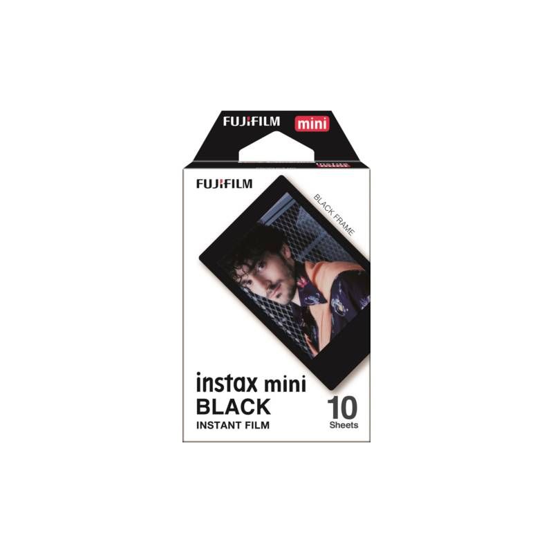 FUJIFILM FILM INSTAX MINI BLACK FRAME 10 POSE