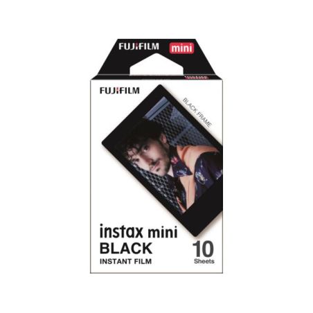 FUJIFILM FILM INSTAX MINI BLACK FRAME 10 POSE