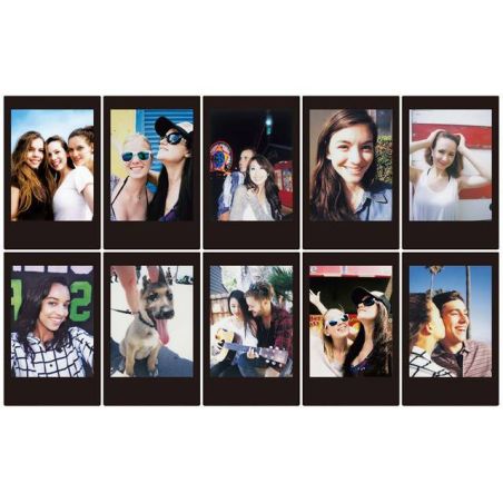 FUJIFILM FILM INSTAX MINI BLACK FRAME 10 POSE