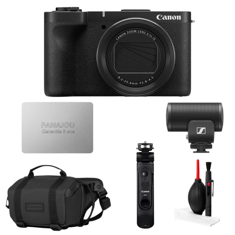 Pack Créateur Panajou – Canon PowerShot V1 + Accessoires