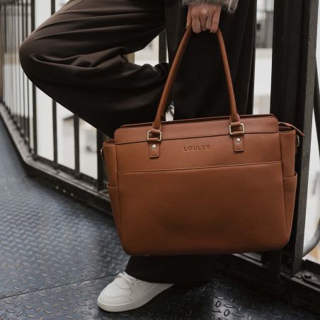 LOULEX HANDBAG MARRON