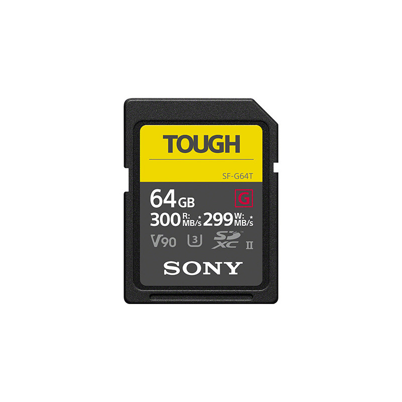 SONY SD SERIE G TOUGH 64GB R300W299 UHS-II CL