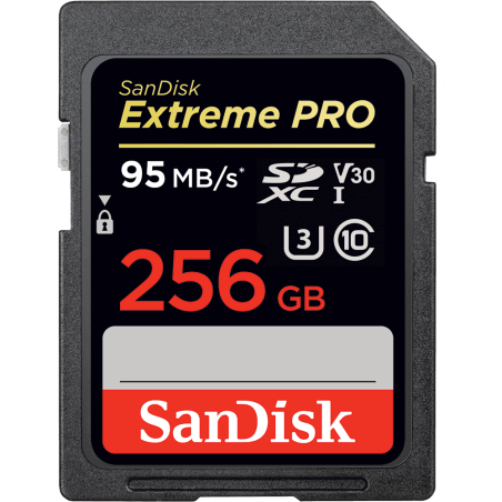 SANDISK SD EXTREME PRO 256GB 170MB/S V30 U3 UHS