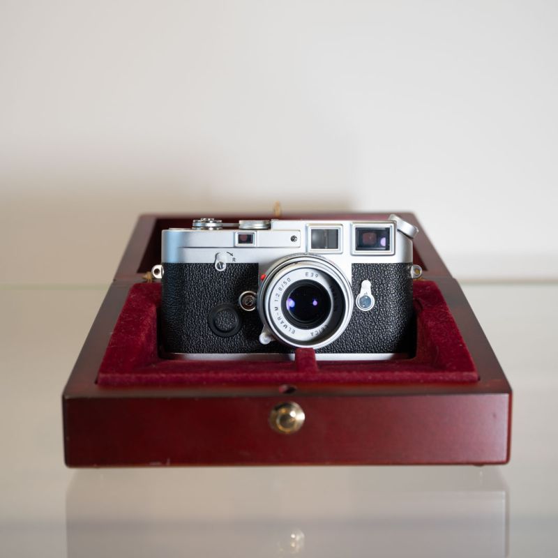 LEICA M6J SILVER + ELMAR 50MM/2.8 RENTRANT 1954-1994d'occasion - Appareil collection - Garantie 12 mois -