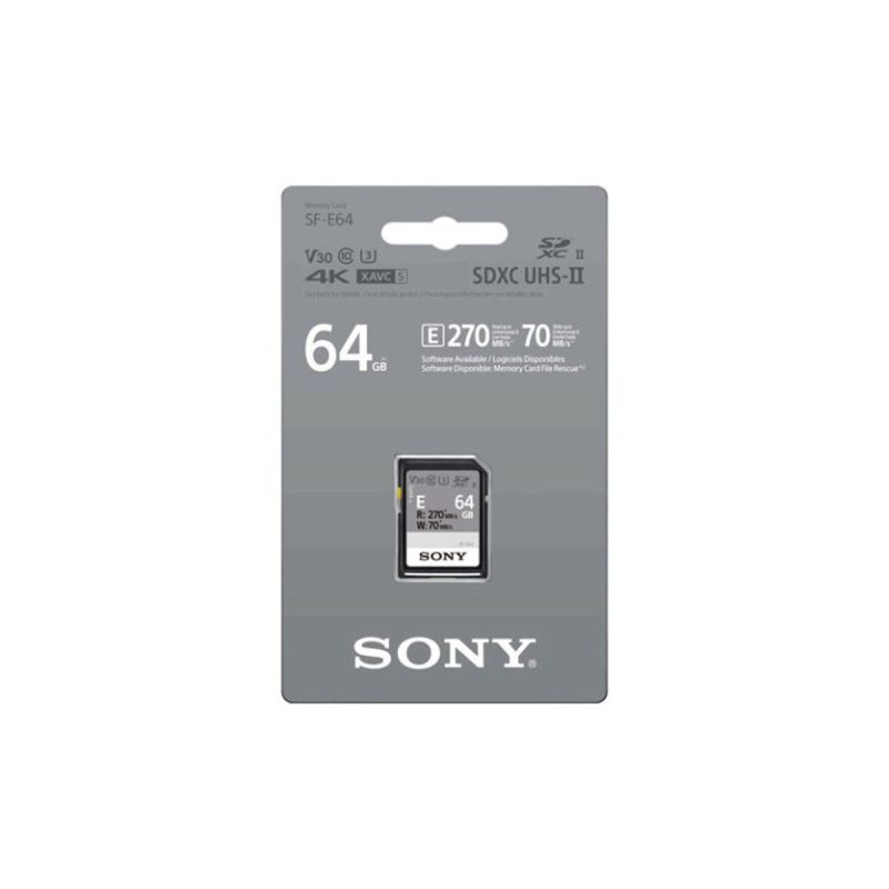 SONY SD SERIE E UHS-II 64GB 270/70MB/S CL 10