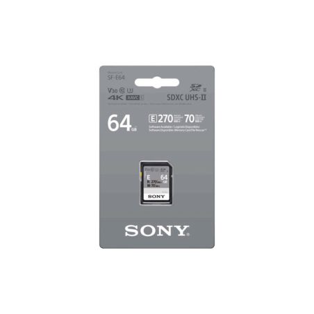SONY SD SERIE E UHS-II 64GB 270/70MB/S CL 10